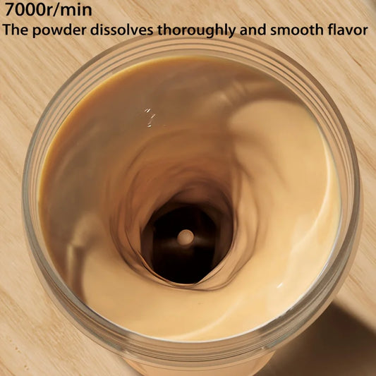 New Portable Electric Shaker Bottle USB Rechargeable Blender Multipurpose Mixer Cups for Fitness Workout Automatic Mixing Cup