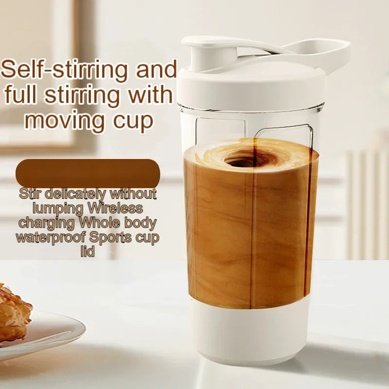 New Portable Electric Shaker Bottle USB Rechargeable Blender Multipurpose Mixer Cups for Fitness Workout Automatic Mixing Cup